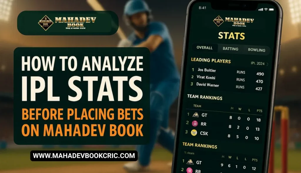 How to Analyze IPL Stats Before Placing Bets on Mahadev Book