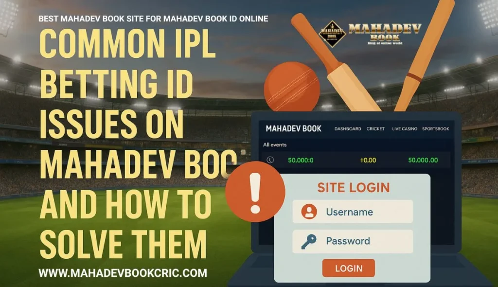 Common IPL Betting ID Issues on Mahadev Book