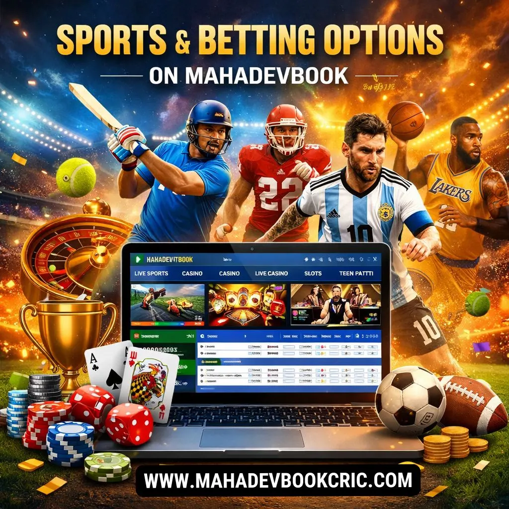 Sports betting Options on Mahadevbook